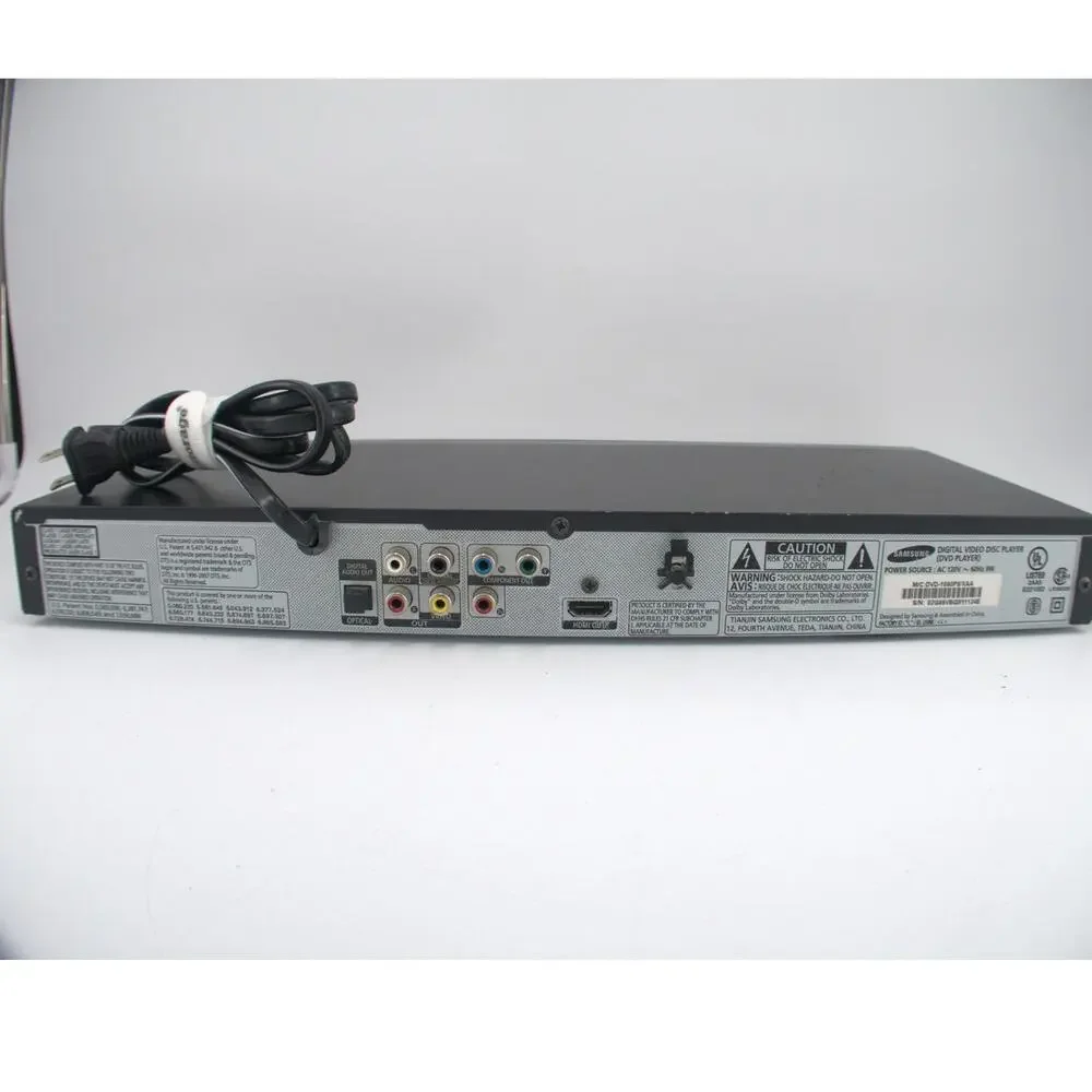 Samsung Full HD Up-Scaling DVD Player 1080P8/XAA Tested Works
